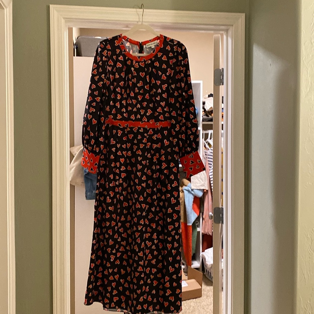 Hunter Bell onyx heart Casper dress